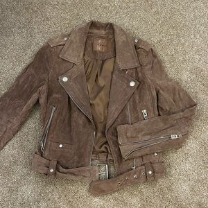 Blank NYC Taupe Moto Jacket